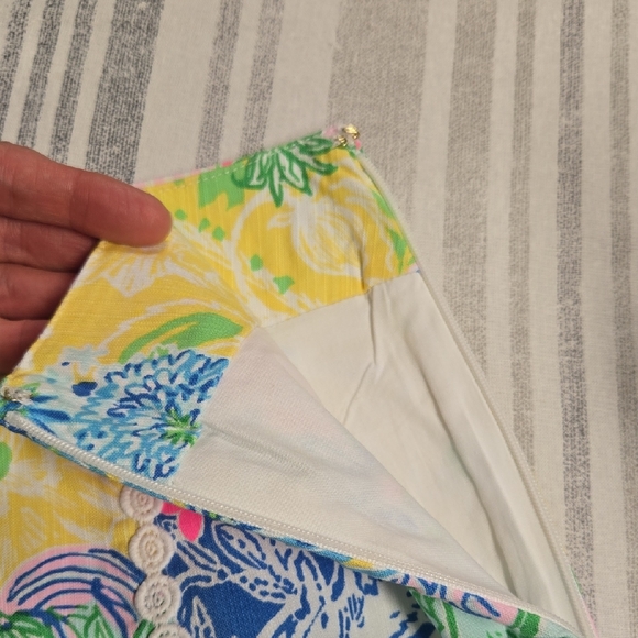 Lilly Pulitzer Floral Print Skirt NWOT - Picture 5 of 9